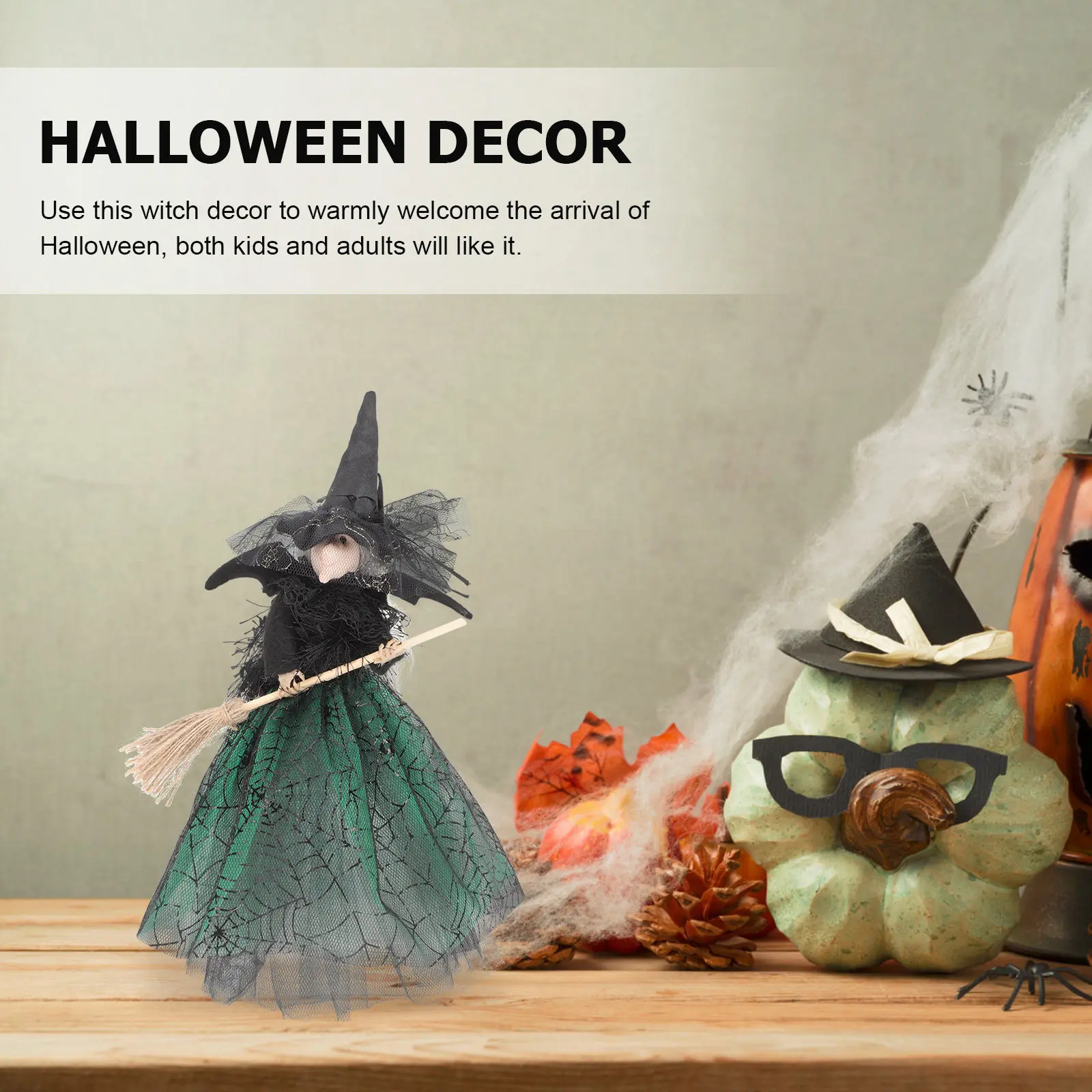 Halloween Witch Accessory Wear Resistant Desktop Decoration Adorable Mysterious Atmosphere Festive Essential Home Hotel Office
Halloween Witch Accessory Wear Resistant Desktop Decoration Adorable Mysterious Atmosphere Festive Essential Home Hotel Office