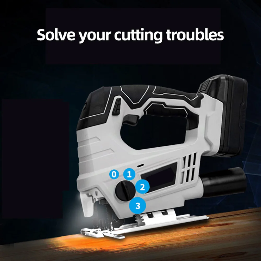 Electric Curve Saw, Lithium Rechargeable, Multi-functional Wireless Electric Saw, Woodworking Reciprocating Saw, Household Woode
Electric Curve Saw, Lithium Rechargeable, Multi-functional Wireless Electric Saw, Woodworking Reciprocating Saw, Household Woode