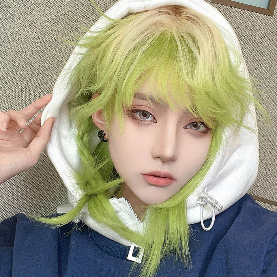 AS Wig Mixed Synthetic Wigs for Black/White Women Short Green Hair Wig Heat Reistant Hairstyles for Women Haircuts
AS Wig Mixed Synthetic Wigs for Black/White Women Short Green Hair Wig Heat Reistant Hairstyles for Women Haircuts
