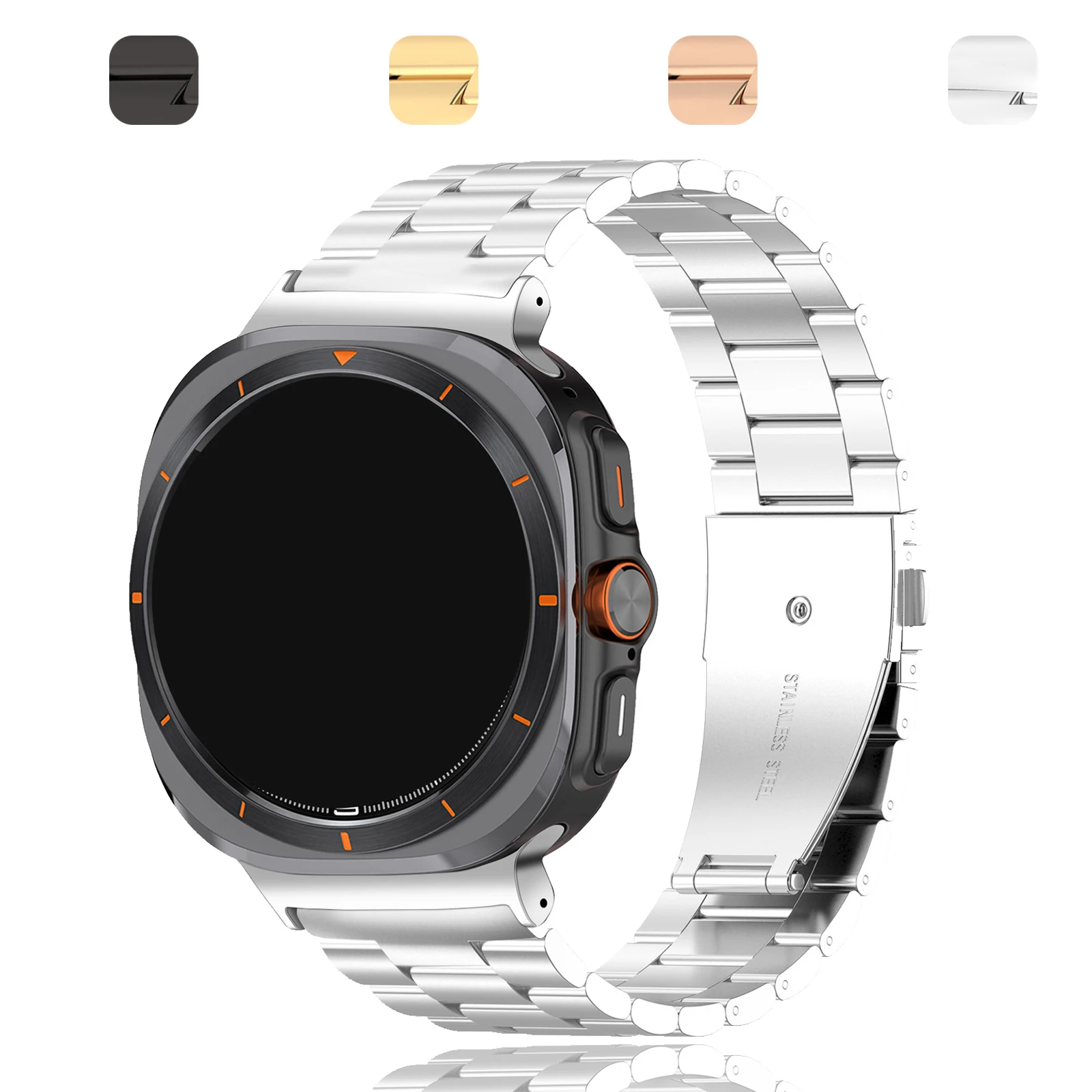 Металлический ремешок для Samsung Galaxy Watch 7 Ultra 47 мм, деловой высококачественный браслет, металлический ремешок из нержавеющей стали, аксессуары
Металлический ремешок для Samsung Galaxy Watch 7 Ultra 47 мм, деловой высококачественный браслет, металлический ремешок из нержавеющей стали, аксессуары