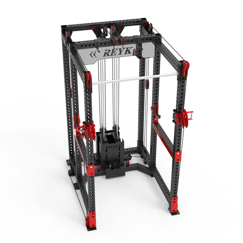 Adjustable Steel Squat Rack Power Pull-Up & Shoulder Strength Training Machine