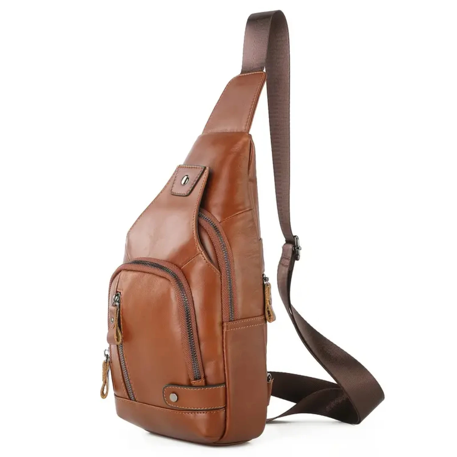 Men's Stylish and Trendy Genuine Leather Crossbody Chest Bag with USB Charger - Versatile Casual One Shoulder Design
Men's Stylish and Trendy Genuine Leather Crossbody Chest Bag with USB Charger - Versatile Casual One Shoulder Design