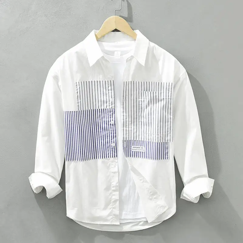 Men's Long Sleeve Shirt Casual Striped Pattern Iron-free Treatment Daily Wear Other Material 100% Non-deformable Standard Thi...
Men's Long Sleeve Shirt Casual Striped Pattern Iron-free Treatment Daily Wear Other Material 100% Non-deformable Standard Thi...