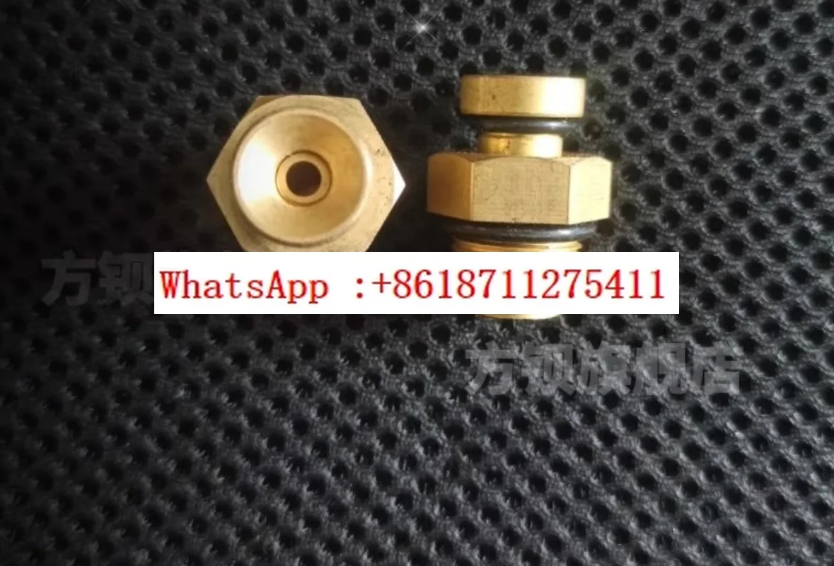 10Pcs shaft nozzle, copper core nozzle pointed flat head shaft accessories