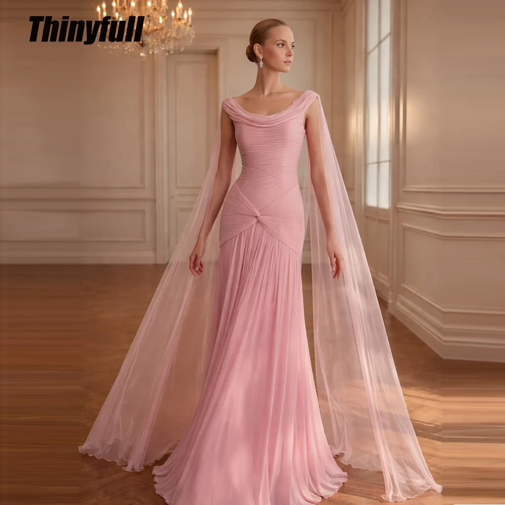 Thinyfull Mermaid Chiffon Arab Prom Dresses 2026 Scoop Sleeveless Evening Party Dress Long Gowns Robe De Soirée Customized
Thinyfull Mermaid Chiffon Arab Prom Dresses 2026 Scoop Sleeveless Evening Party Dress Long Gowns Robe De Soirée Customized 