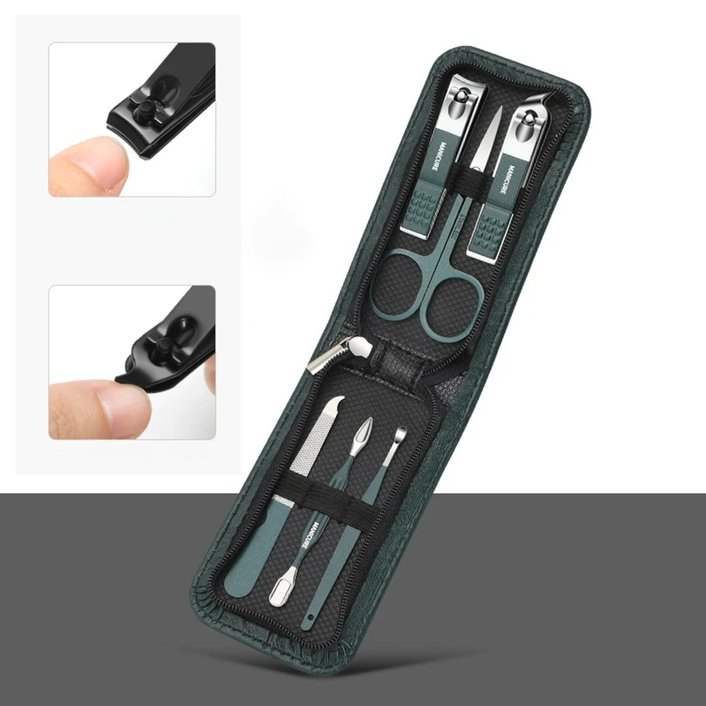 6Pcs/Set Portable Manicure Set Professional Nail Clipper & Trimmers Pedicure Scissors Set High-quality Stainless Steel Manicure
6Pcs/Set Portable Manicure Set Professional Nail Clipper & Trimmers Pedicure Scissors Set High-quality Stainless Steel Manicure