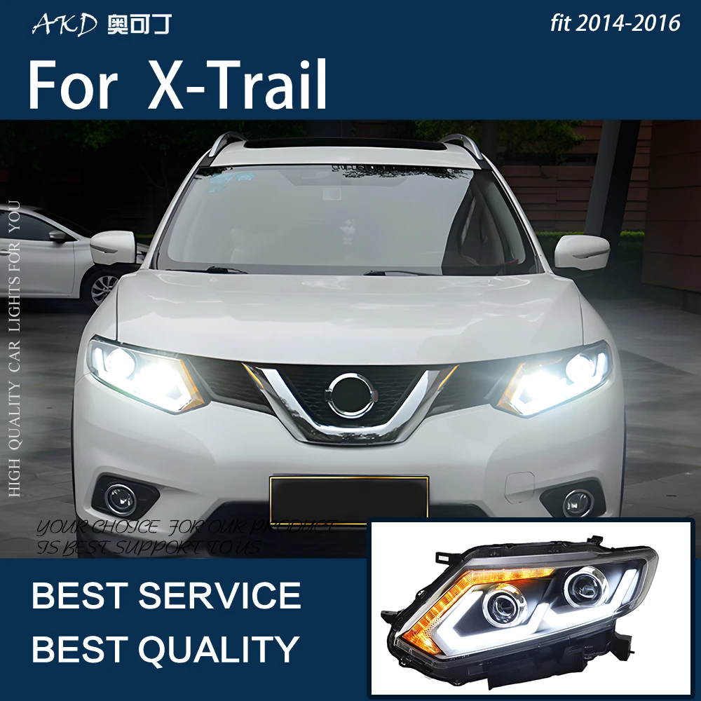 Автомобильные фары для X-Trail Xtrail 2014-2016, Светодиодные Автомобильные фары в сборе, улучшенные, с высокой настройкой, инструменты для двухкамерных линз, аксессуары
Автомобильные фары для X-Trail Xtrail 2014-2016, Светодиодные Автомобильные фары в сборе, улучшенные, с высокой настройкой, инструменты для двухкамерных линз, аксессуары
