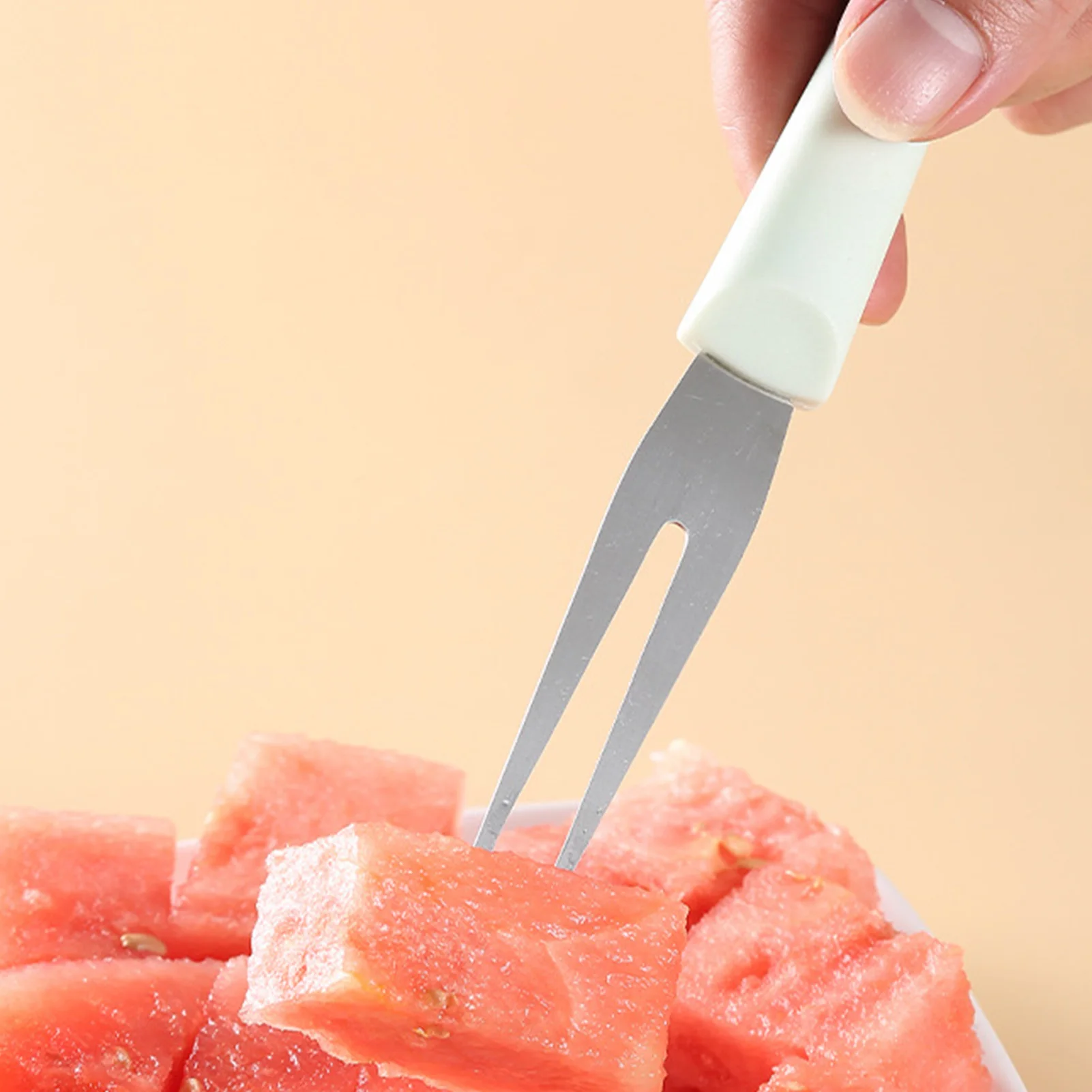 Stainless Steel Watermelon Cutter Tool 3-in-1 Fruit Slicer Dicer With Fork For Easy Cutting Watermelon Blocks Salad Maker
Stainless Steel Watermelon Cutter Tool 3-in-1 Fruit Slicer Dicer With Fork For Easy Cutting Watermelon Blocks Salad Maker
