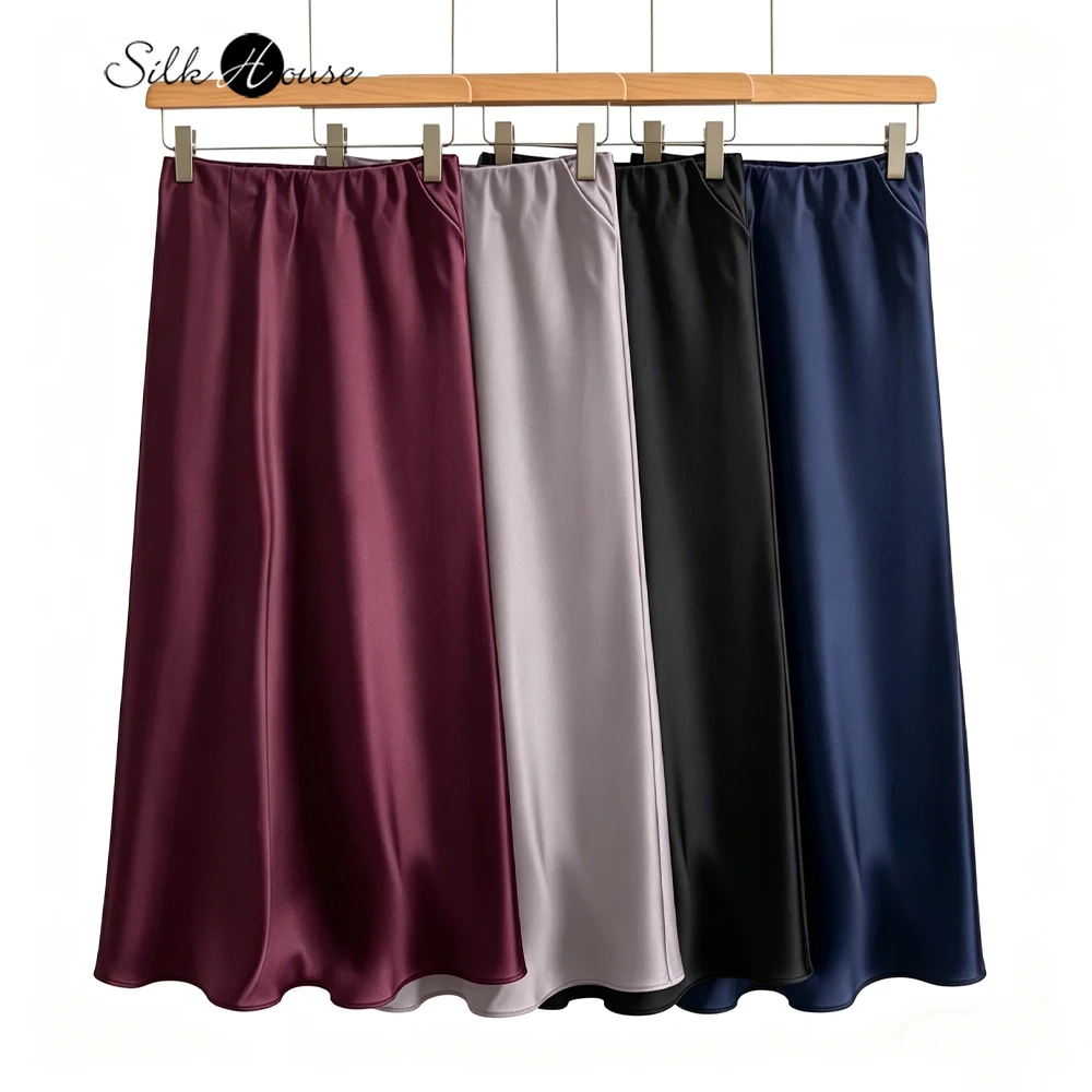 Plus Size Women's Casual Summer New 100% Natural Mulberry Silk Satin Elastic Waist Elegant Fish Tail Skirt
Plus Size Women's Casual Summer New 100% Natural Mulberry Silk Satin Elastic Waist Elegant Fish Tail Skirt