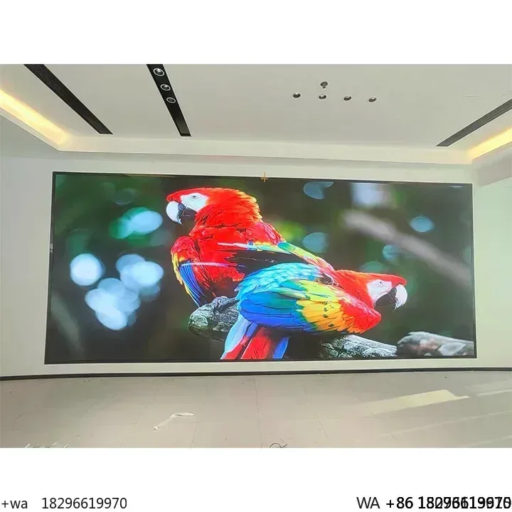 Waterproof Indoor LED Advertising Screen Fixed Installation Wall Mounted Multifunctional Panel