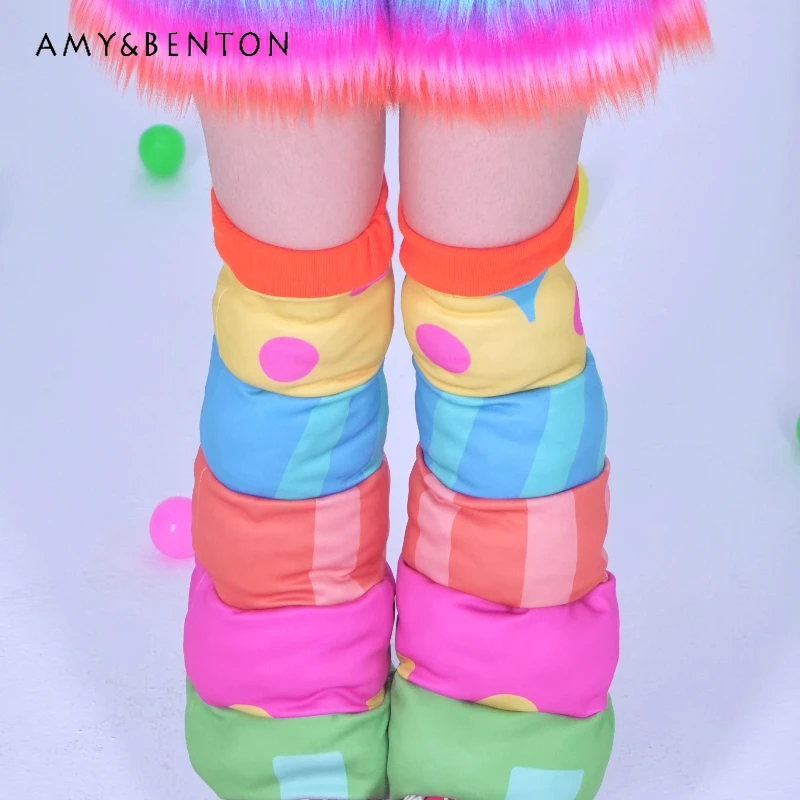 Autumn Winter Colorful Fashion 3D Cotton-Filled Women's Leg Warmers Original Design Versatile Thickened Warm Leg Warmers Ladies
Autumn Winter Colorful Fashion 3D Cotton-Filled Women's Leg Warmers Original Design Versatile Thickened Warm Leg Warmers Ladies