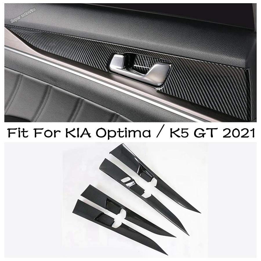 Car Inner Door Armrest Handle Bowl Panel Decoration Cover Trim For KIA Optima / K5 GT 2021 ABS Carbon Fiber Interior Accessories
Car Inner Door Armrest Handle Bowl Panel Decoration Cover Trim For KIA Optima / K5 GT 2021 ABS Carbon Fiber Interior Accessories
