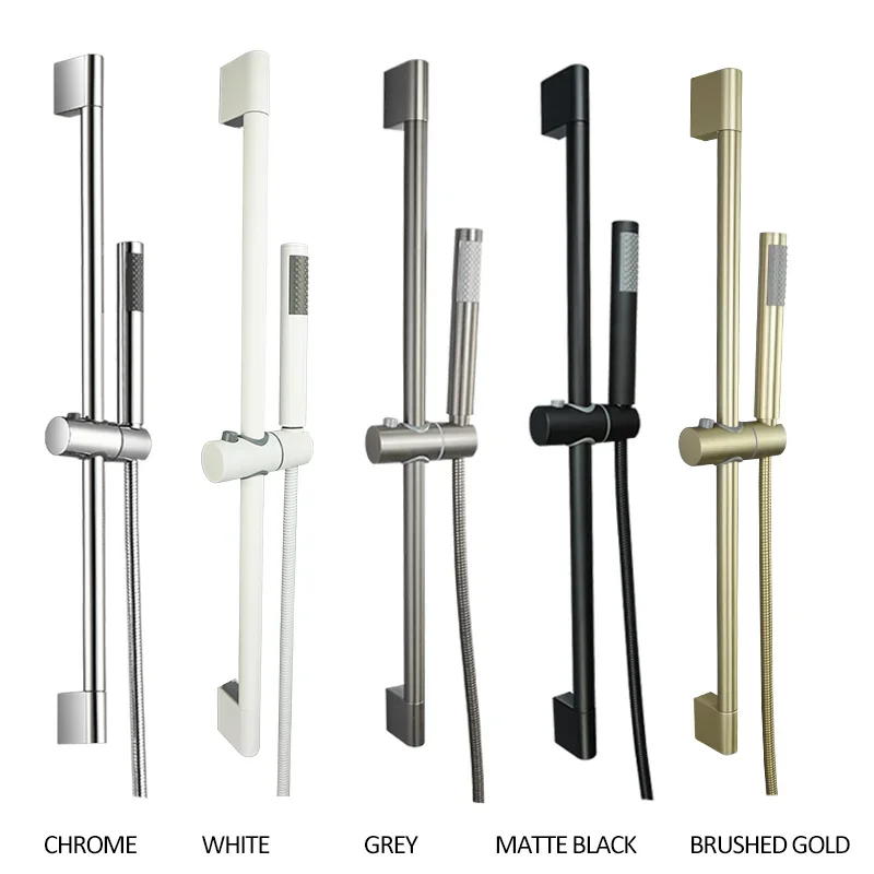 High Quality Wall Mounted Adjustable Shower Head Lifting Rod Bathroom Simple Style Black Lifter Handheld Shower With Bracket
High Quality Wall Mounted Adjustable Shower Head Lifting Rod Bathroom Simple Style Black Lifter Handheld Shower With Bracket