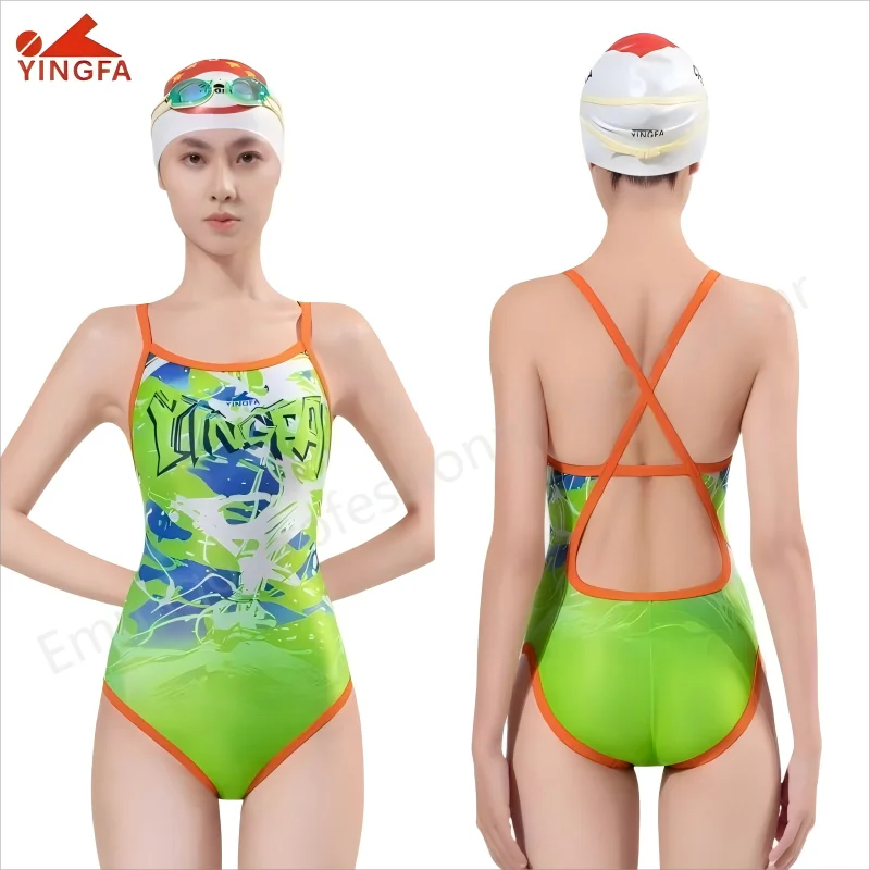 YINGFA Women's Competitive One-Piece Swimsuit Chlorine Resistant Racing Swimwear For Long Training & Performance
YINGFA Women's Competitive One-Piece Swimsuit Chlorine Resistant Racing Swimwear For Long Training & Performance