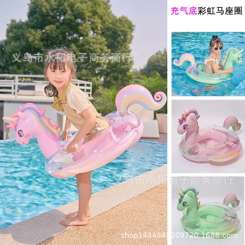 2026 Ins Rainbow Horse Kids Seat Ring Thickened Inflatable Bottom Infant Unicorn Swimming Ring Inflatable Underarm Float Ring
2026 Ins Rainbow Horse Kids Seat Ring Thickened Inflatable Bottom Infant Unicorn Swimming Ring Inflatable Underarm Float Ring