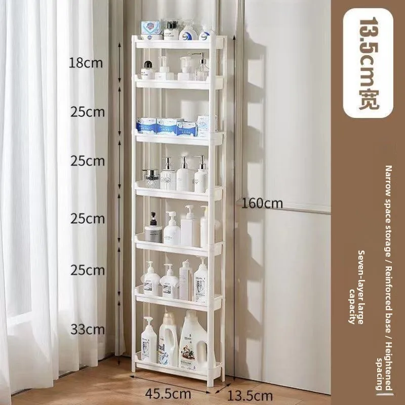 Kitchen Batoom Multi-Layer Floor Standing Narrow elf Storage Ra Mobile Cart Organization Tool for Personal Care...
Kitchen Batoom Multi-Layer Floor Standing Narrow elf Storage Ra Mobile Cart Organization Tool for Personal Care...
