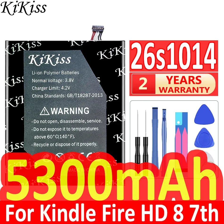 Расширенный аккумулятор для планшета емкостью 5300 мАч для Amazon Kindle Fire HD 8 дюймов 7-го поколения SX0340T 2017, планшетный коврик
Расширенный аккумулятор для планшета емкостью 5300 мАч для Amazon Kindle Fire HD 8 дюймов 7-го поколения SX0340T 2017, планшетный коврик