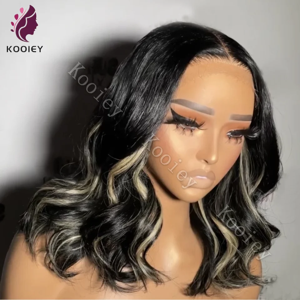 Glueless Highlight Wig Human Hair Short Wave Brazilian Hair 13x6 Hd Lace Frontal Wig For Women Blonde Lace Front Wig Human Hair
Glueless Highlight Wig Human Hair Short Wave Brazilian Hair 13x6 Hd Lace Frontal Wig For Women Blonde Lace Front Wig Human Hair