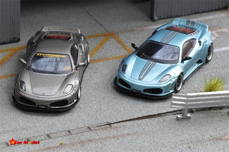PreSale Star Model 1:64 Super SportCar LBWK LB-WORK F430 Coupe Gray / Blue Die-Cast Car Model Collection Miniature
PreSale Star Model 1:64 Super SportCar LBWK LB-WORK F430 Coupe Gray / Blue Die-Cast Car Model Collection Miniature