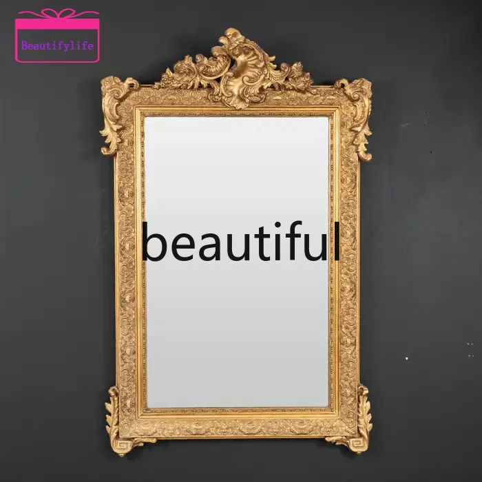 YL French luxury high-end fireplace decorative mirror wall-mounted mirror bathroom cosmetic mirror customization
YL French luxury high-end fireplace decorative mirror wall-mounted mirror bathroom cosmetic mirror customization