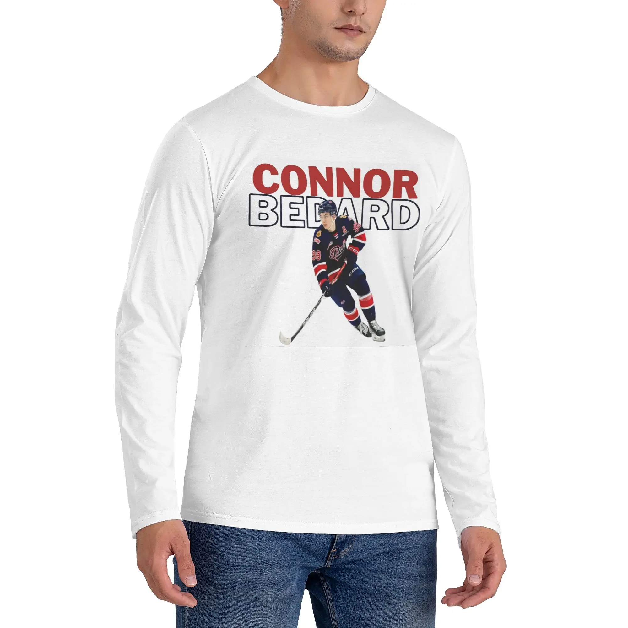 Connor McDavid 97 for Edmonton Oilers fans Men's Long Sleeved T-shirt Casual Round Neck T shirts Spring and Autumn Men tops
Connor McDavid 97 for Edmonton Oilers fans Men's Long Sleeved T-shirt Casual Round Neck T shirts Spring and Autumn Men tops