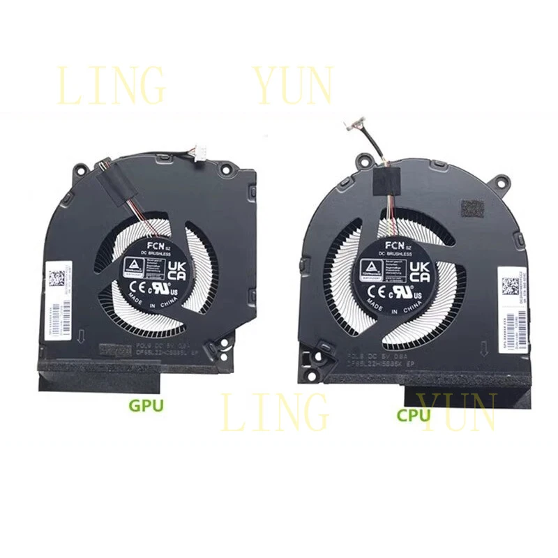 Z New for HP Victus 16-R 16-R0073CL TPN-C169 CPU GPU Cooling Fan N44738-001 DC12V
Z New for HP Victus 16-R 16-R0073CL TPN-C169 CPU GPU Cooling Fan N44738-001 DC12V