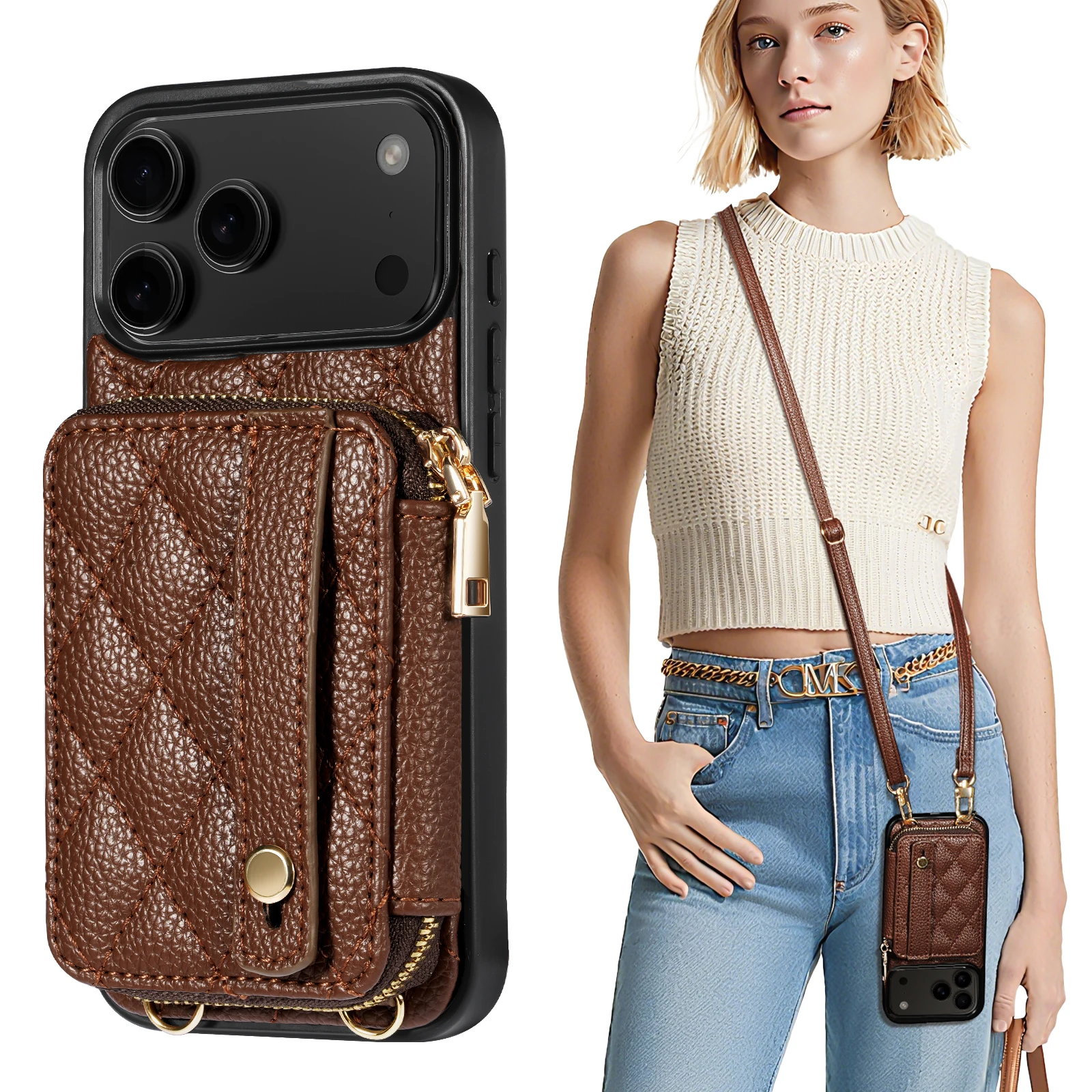 Large Capacity for iPhone 17 Pro Max Wallet Case,RFID Blocking PU Leather Cover for Women,Anti-Theft Wrist Strap Multi Card Slot
Large Capacity for iPhone 17 Pro Max Wallet Case,RFID Blocking PU Leather Cover for Women,Anti-Theft Wrist Strap Multi Card Slot