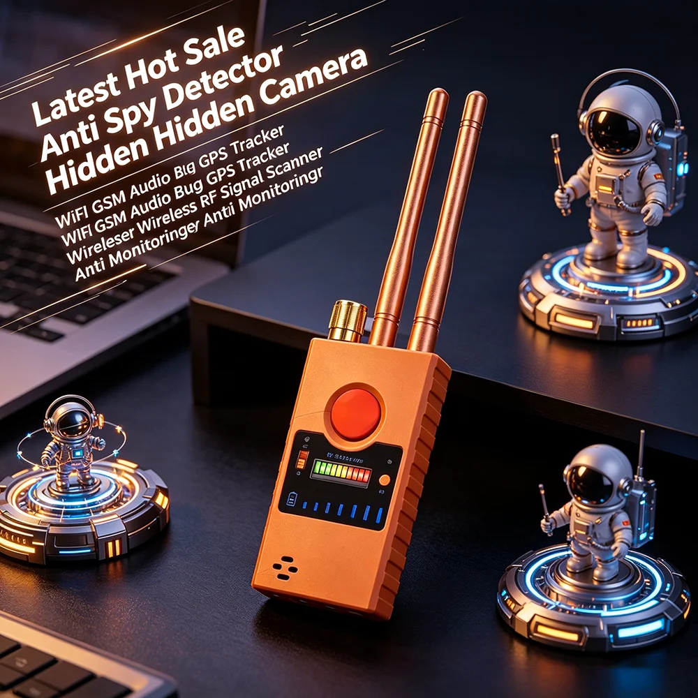 Latest Hot Sale Anti Spy Detector Hidden Camera WiFi GSM Audio Bug GPS Tracker Wireless RF Signal Scanner Anti Monitoring Privac
Latest Hot Sale Anti Spy Detector Hidden Camera WiFi GSM Audio Bug GPS Tracker Wireless RF Signal Scanner Anti Monitoring Privac