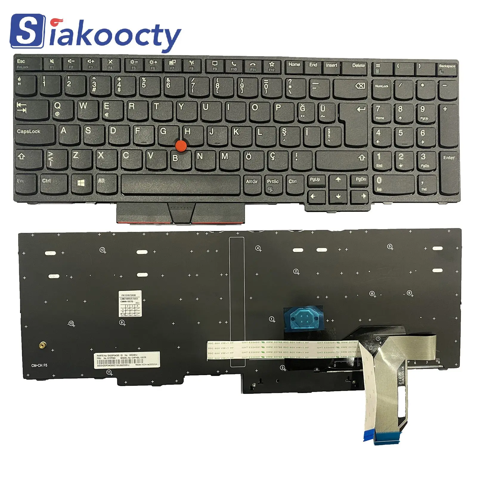 Factory wholesale laptop keyboard for Lenovo ThinkPad T15 T15 Gen 2 P15s Gen 1 P15s Gen 2 Series Klavye TR Black
Factory wholesale laptop keyboard for Lenovo ThinkPad T15 T15 Gen 2 P15s Gen 1 P15s Gen 2 Series Klavye TR Black