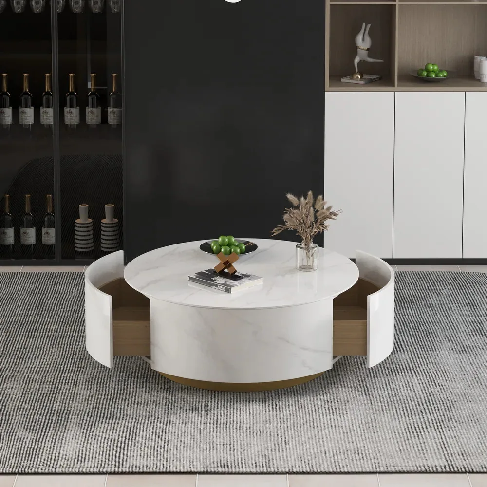 Customized, Italian-style simple household rock slab coffee table, light luxury small apartment with drawers
Customized, Italian-style simple household rock slab coffee table, light luxury small apartment with drawers