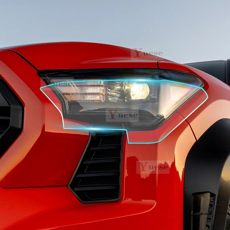 Для Toyota Tacoma 2024, 2 шт., защитная пленка для фар автомобиля, прозрачная дымчатая черная наклейка из ТПУ
Для Toyota Tacoma 2024, 2 шт., защитная пленка для фар автомобиля, прозрачная дымчатая черная наклейка из ТПУ