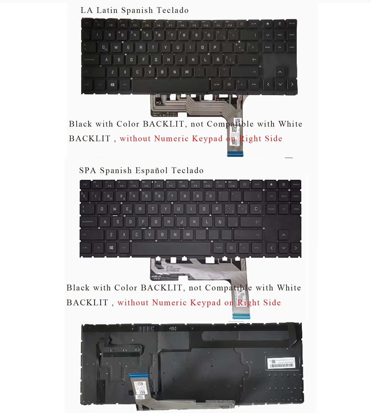 New Latin Spanish Español Teclado Keyboard for HP Omen 15-en Series 15-en0000la 15-en0001la 15-en0002la 15-en0003la BACKLIT
New Latin Spanish Español Teclado Keyboard for HP Omen 15-en Series 15-en0000la 15-en0001la 15-en0002la 15-en0003la BACKLIT