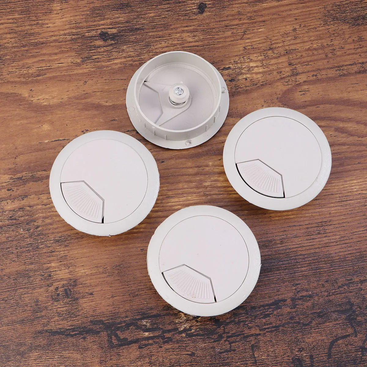 12pcs Desk Grommet 50Mm Cable Hole Cover Round Cable Organizer For Computer Office Table Wire Management Accessory Grey White
12pcs Desk Grommet 50Mm Cable Hole Cover Round Cable Organizer For Computer Office Table Wire Management Accessory Grey White