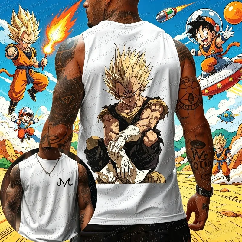 Dragon Ball Anime Goku Vegeta Peripheral Printed Tank Top Men's and Kid's Loose Sporty Summer Fashion Top
Dragon Ball Anime Goku Vegeta Peripheral Printed Tank Top Men's and Kid's Loose Sporty Summer Fashion Top