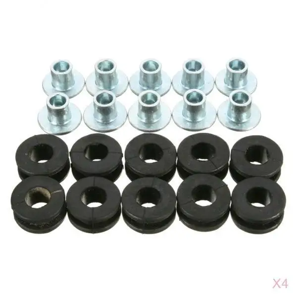 40pcs Motorcycle Rubber Grommets Bolts Kit for Kawasaki Fairing
40pcs Motorcycle Rubber Grommets Bolts Kit for Kawasaki Fairing
