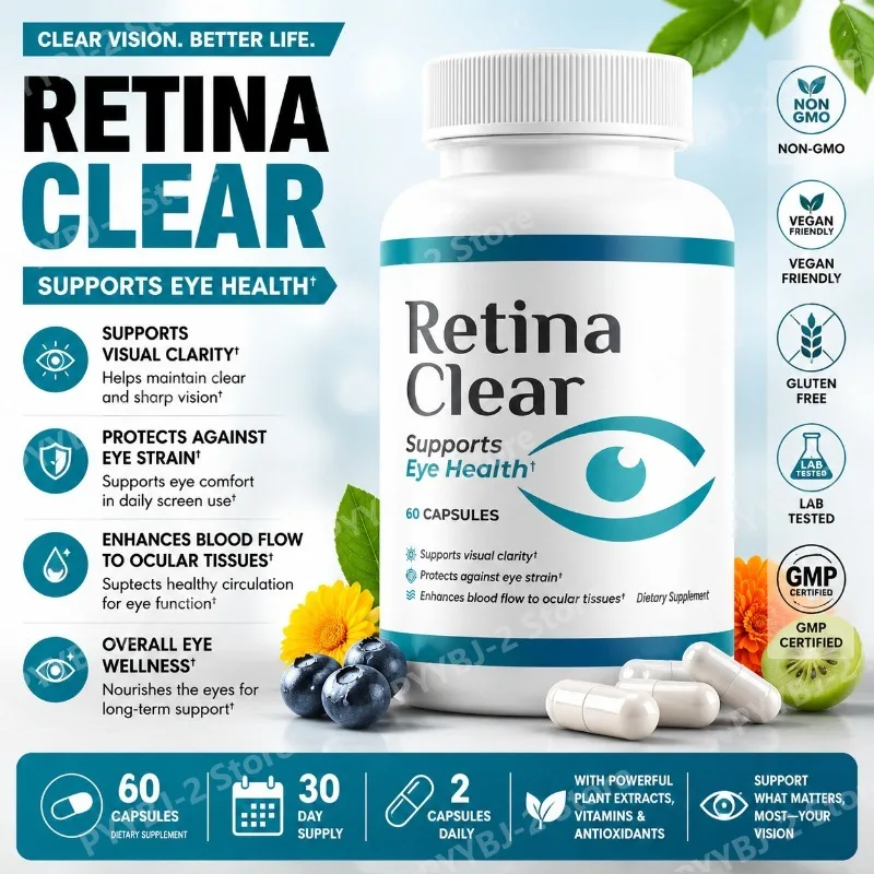 Eye Protection Capsules with Lutein,multivitamin and Zinc Supports Visual Clarity & Eye Fatigue ReliefVision Supplement 60 Count
Eye Protection Capsules with Lutein,multivitamin and Zinc Supports Visual Clarity & Eye Fatigue ReliefVision Supplement 60 Count