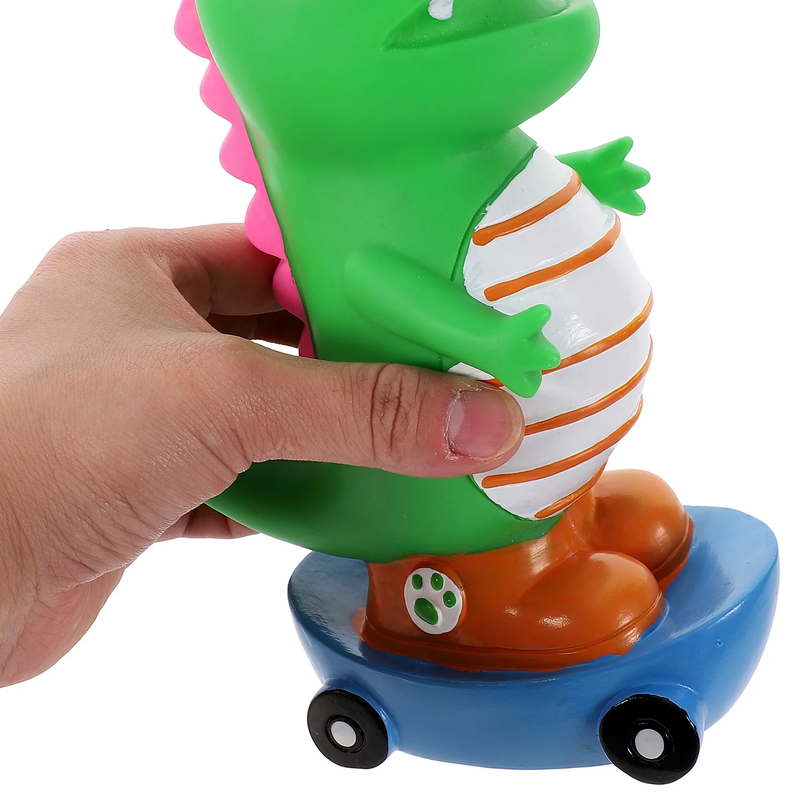 Cute Dinosaur Piggy Bank Made of Vinyl Sturdy Money Container for Kids Lovely Cash Holder Adornment for Birthday Christmas
Cute Dinosaur Piggy Bank Made of Vinyl Sturdy Money Container for Kids Lovely Cash Holder Adornment for Birthday Christmas