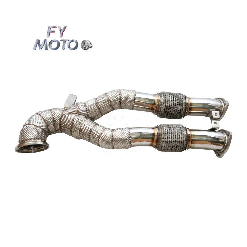 For AUDI RS3 8V / TTRS 8S 2017+ 2.5 Turbo Downpipe with Heat Shield
For AUDI RS3 8V / TTRS 8S 2017+ 2.5 Turbo Downpipe with Heat Shield