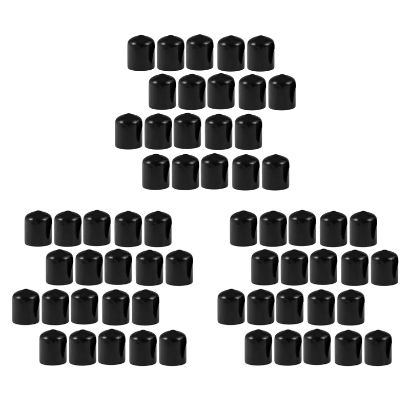 Fantastic 60Pcs Rubber End Caps 19Mm ID PVC Round Tube Bolt Cap Cover Screw Thread Protectors Black
Fantastic 60Pcs Rubber End Caps 19Mm ID PVC Round Tube Bolt Cap Cover Screw Thread Protectors Black