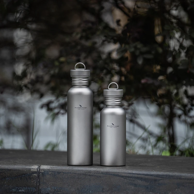 Boundless Voyage Titanium Water Bottle Wide Mouth & Leak-Proof Reusable Backpacking Drinking Flask Outdoor Ultralight Drinkware
Boundless Voyage Titanium Water Bottle Wide Mouth & Leak-Proof Reusable Backpacking Drinking Flask Outdoor Ultralight Drinkware