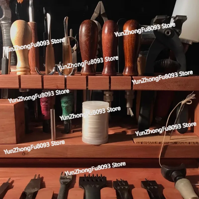 DIY Handmade Leathercraft Carving Cutting Tools High-End Elmwood Storage Rack Multi-Functional Practical Leather Tool Holder
DIY Handmade Leathercraft Carving Cutting Tools High-End Elmwood Storage Rack Multi-Functional Practical Leather Tool Holder