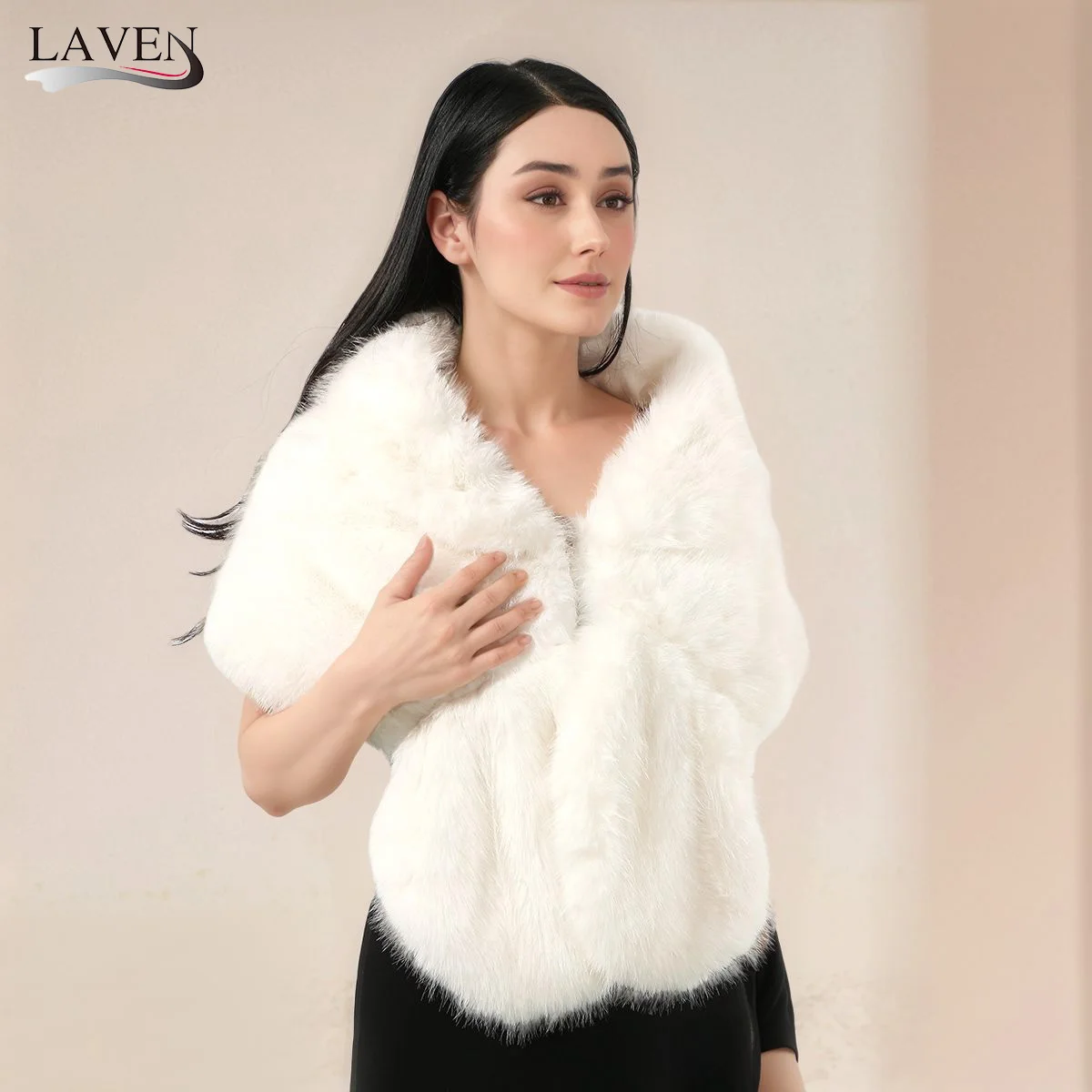 Зимняя шаль из искусственного меха, большой пушистый шарф, утеплитель для шеи, женский меховой воротник, свадебный, официальный, вечерний, аксессуары для пожимания плеч 16
Зимняя шаль из искусственного меха, большой пушистый шарф, утеплитель для шеи, женский меховой воротник, свадебный, официальный, вечерний, аксессуары для пожимания плеч 16