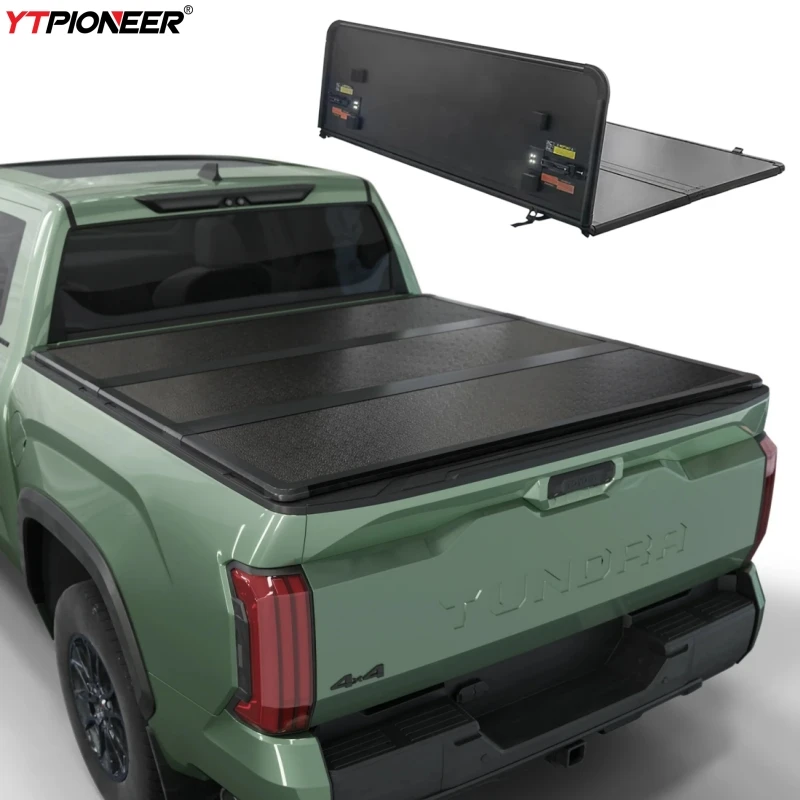 Pickup Aluminium Hard Tonneau Cover Truck Tri Folding Bed Cover For 2018 2019 2022 2023 Toyota Tundra Crew Cab
Pickup Aluminium Hard Tonneau Cover Truck Tri Folding Bed Cover For 2018 2019 2022 2023 Toyota Tundra Crew Cab
