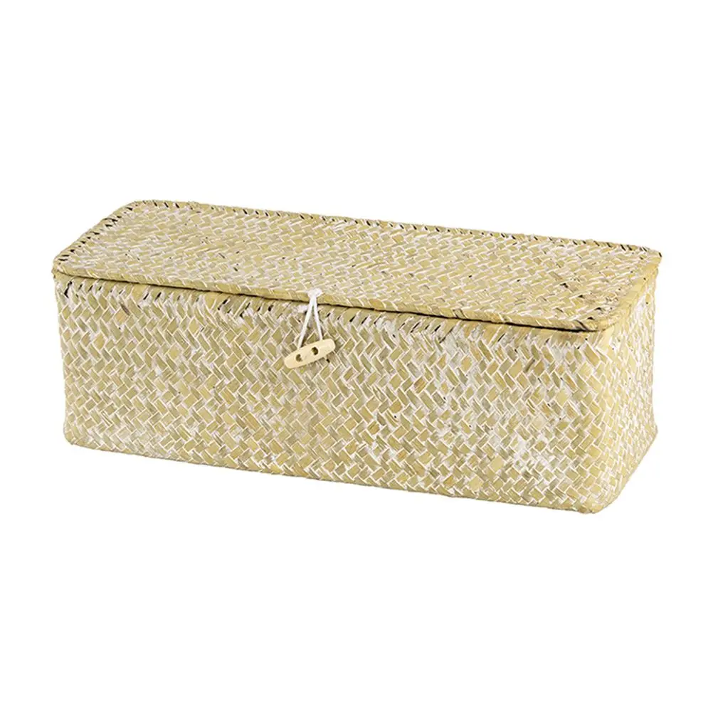 Storage Baskets Woven Straw Container for Home Decor Living Room Bedroom Office Beautiful Design Cosmetics Holder
Storage Baskets Woven Straw Container for Home Decor Living Room Bedroom Office Beautiful Design Cosmetics Holder