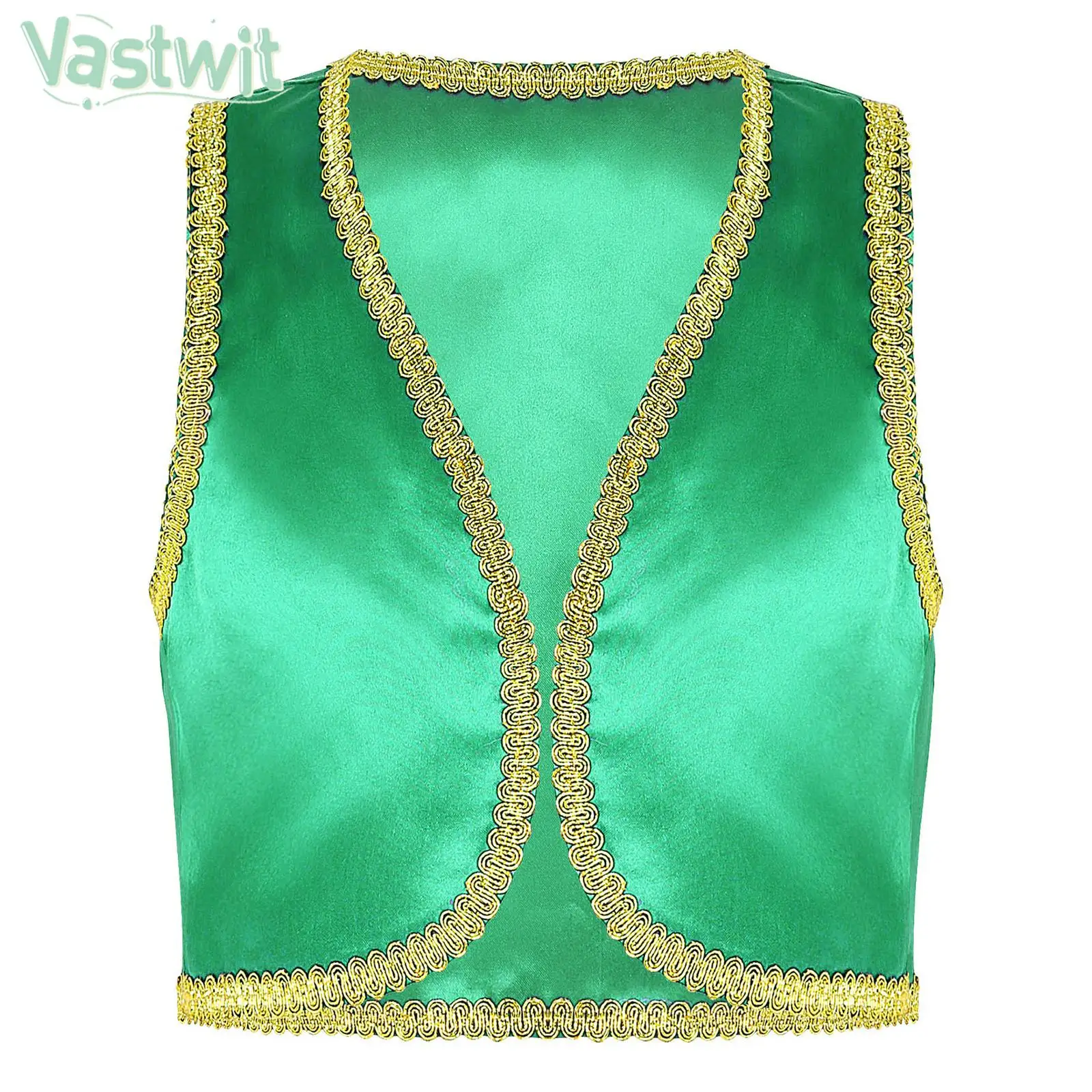 Kids Boys Satin Vest Waistcoat Halloween Toad Arabian Prince Cosplay Costume for Theme Party Carnival Masquerade Performance
Kids Boys Satin Vest Waistcoat Halloween Toad Arabian Prince Cosplay Costume for Theme Party Carnival Masquerade Performance