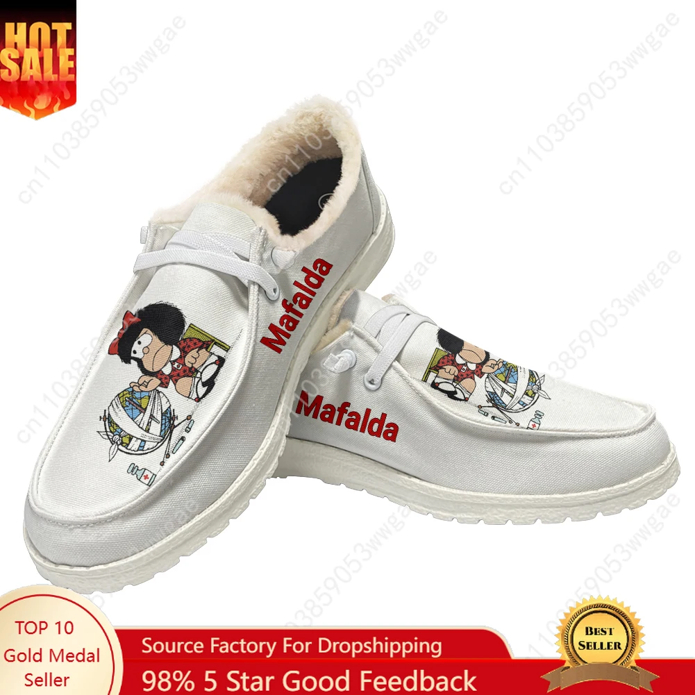 Mafalda Flat Shoes Men Women Warm Casual Shoe Indoor Outdoor Light Durable Comfortable Couple Shoe Cute Cartoon Customized Shoes
Mafalda Flat Shoes Men Women Warm Casual Shoe Indoor Outdoor Light Durable Comfortable Couple Shoe Cute Cartoon Customized Shoes