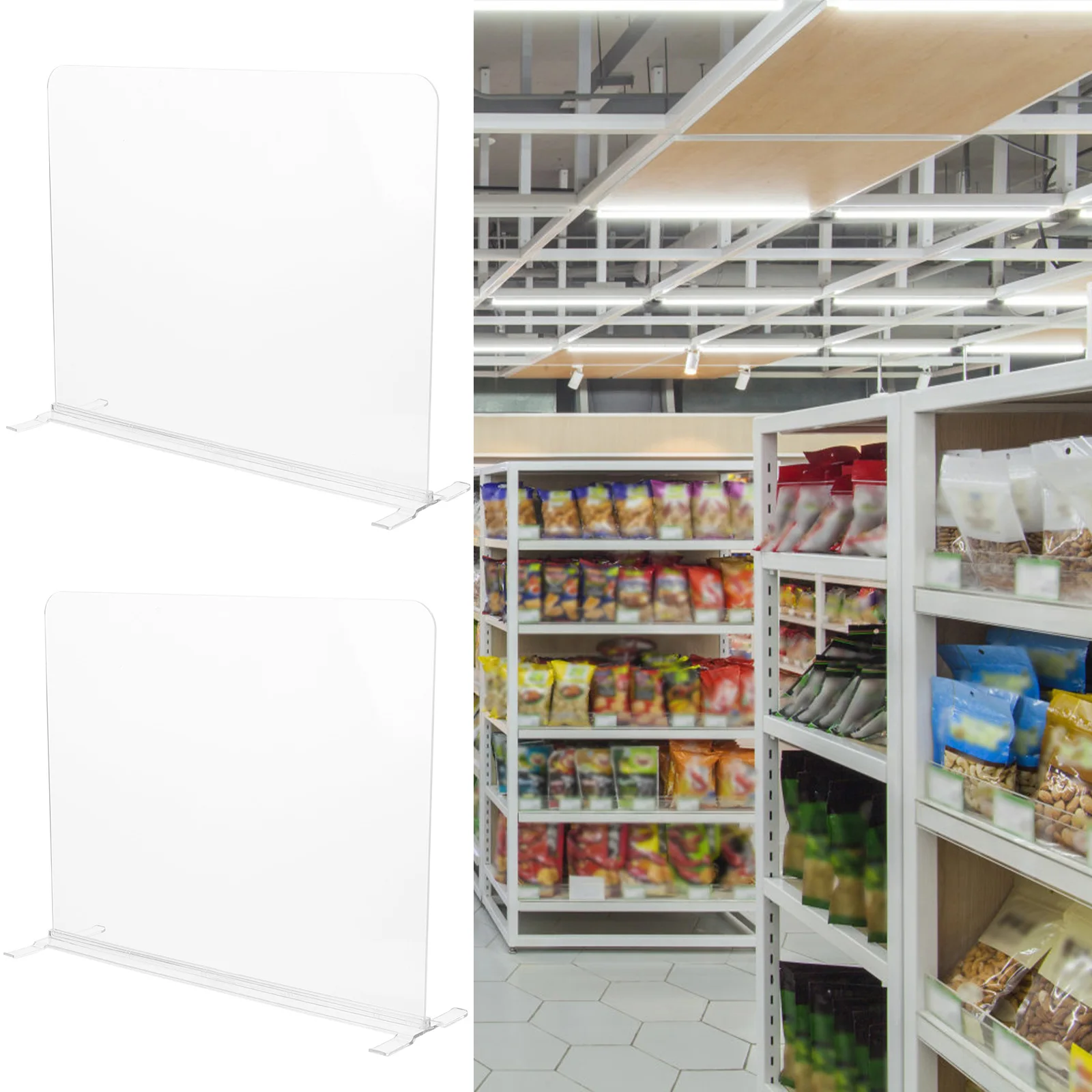 2pcs Clear Acrylic Shelf Dividers for Closet Organizer Transparent Separator Plates Storage Partition Retail Dresser
2pcs Clear Acrylic Shelf Dividers for Closet Organizer Transparent Separator Plates Storage Partition Retail Dresser