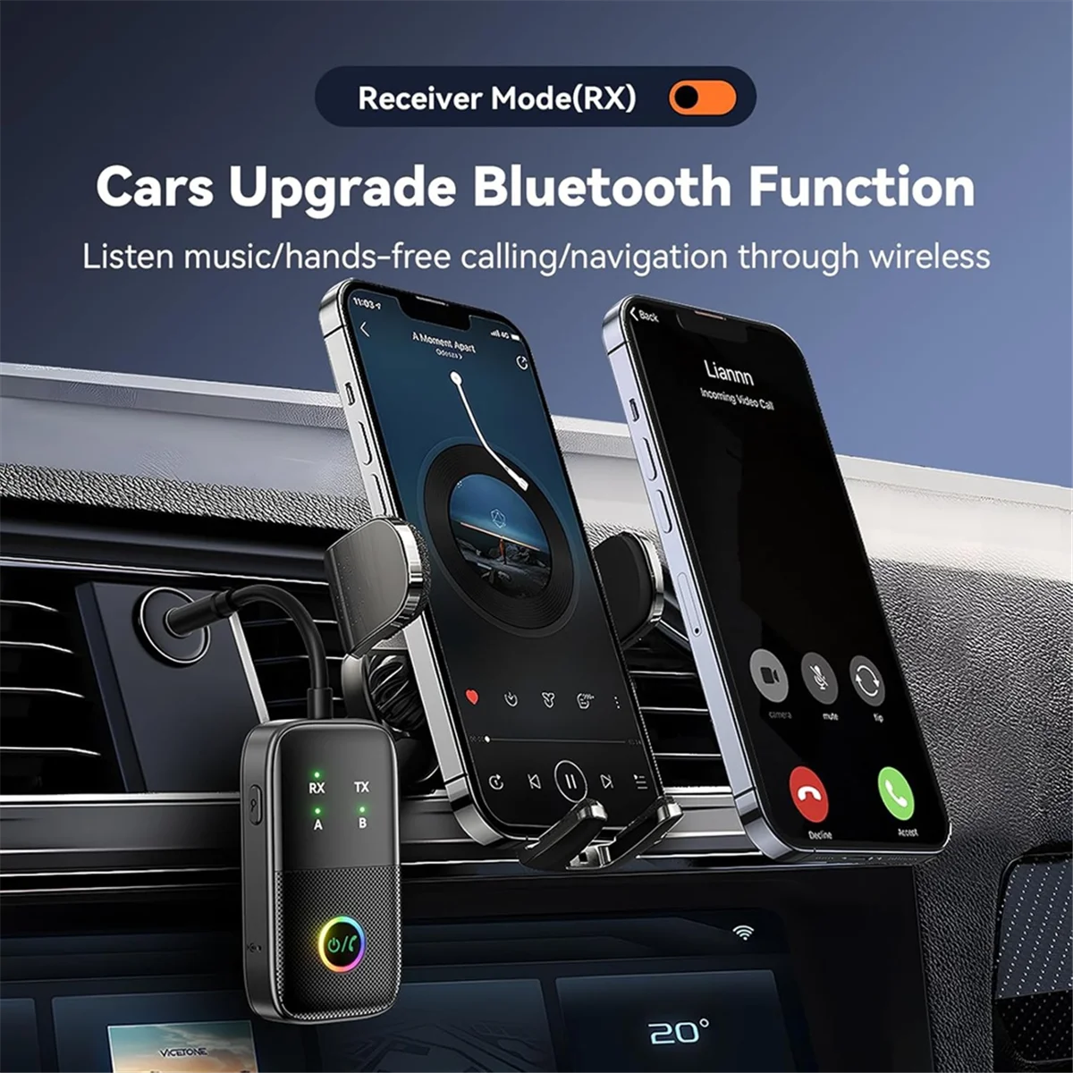 Розничная торговля! Приемник-передатчик Bluetooth, Bluetooth-адаптер 2-в-1 для самолетов V5.2 для самолетов, спортзалов, для автомобилей/домашней стереосистемы
Розничная торговля! Приемник-передатчик Bluetooth, Bluetooth-адаптер 2-в-1 для самолетов V5.2 для самолетов, спортзалов, для автомобилей/домашней стереосистемы
