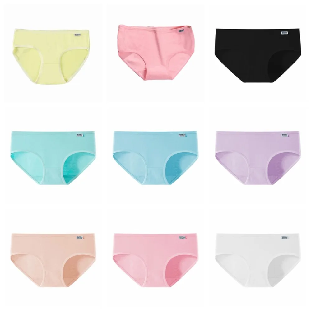 6Pcs Trendy Candy Color Simple Panties Breathable Lingerie Underwear Women Underpants Mid Waist Briefs Gifts
6Pcs Trendy Candy Color Simple Panties Breathable Lingerie Underwear Women Underpants Mid Waist Briefs Gifts