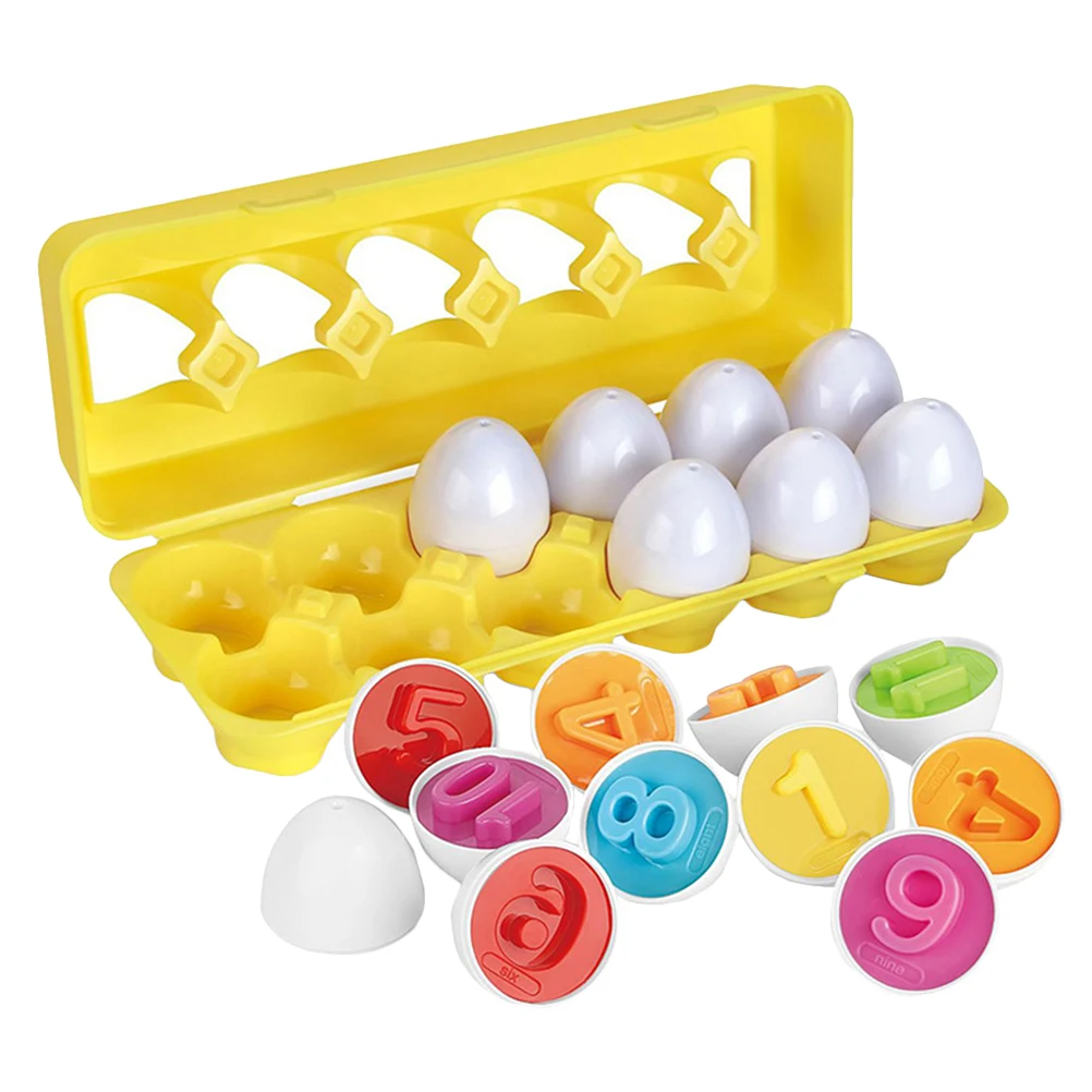 12pcs Numbers Matching Egg Safe Plastic Kids Learning Toy Math Games Preschool Educational Child Development Baby Toys
12pcs Numbers Matching Egg Safe Plastic Kids Learning Toy Math Games Preschool Educational Child Development Baby Toys